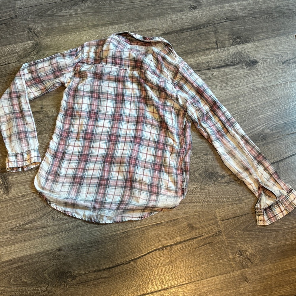 Wet Seal Multicolor Plaid Shirt - Picture 6 of 6